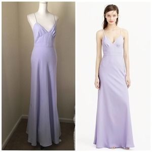 J. Crew Purple Matte Crepe Maxi Dress 4 NWT